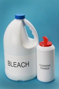 cleansing powder and bleach